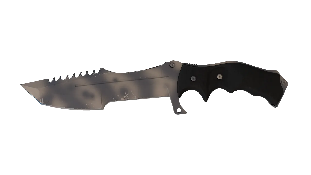★ Huntsman Knife | Scorched (Minimal Wear) — Dust II light, front
