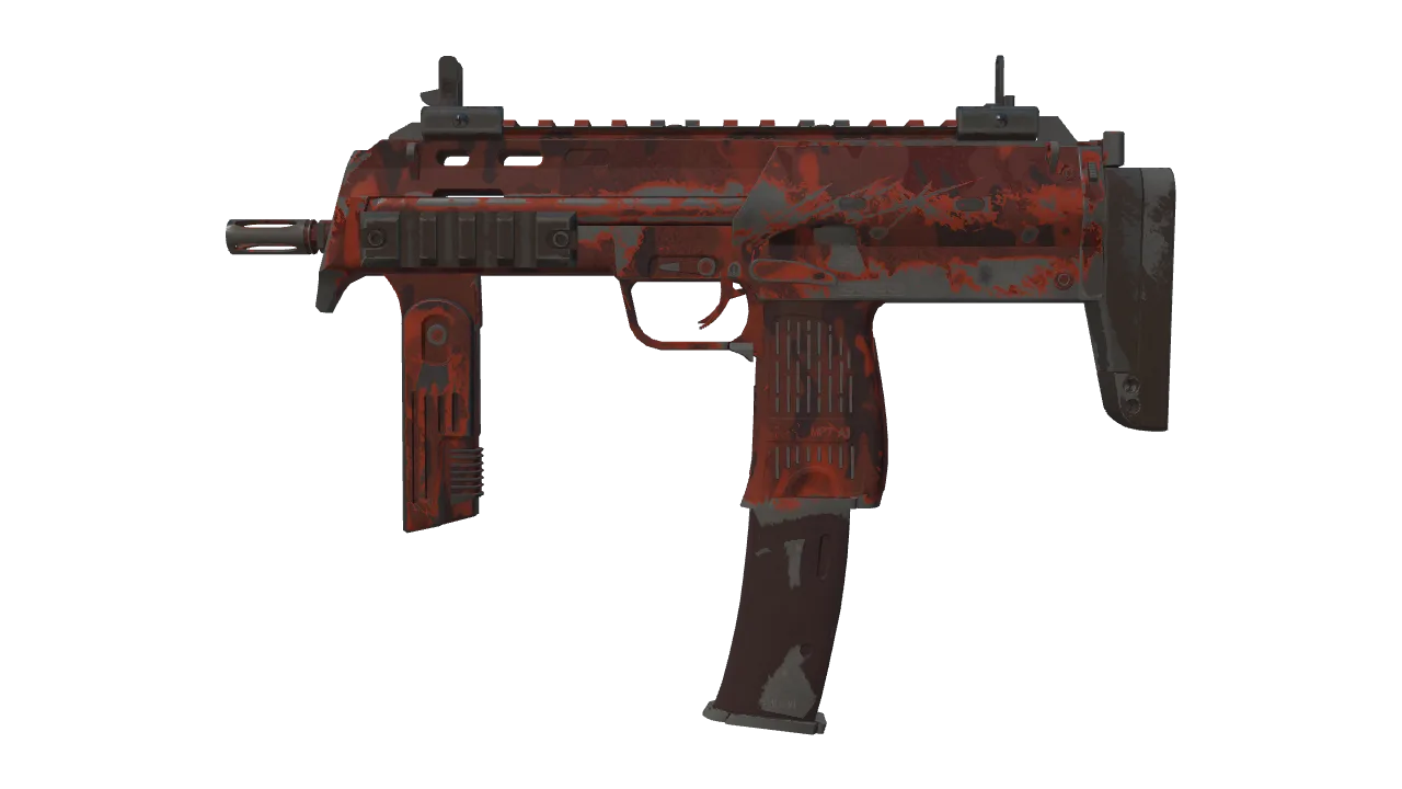 MP7 | Full Stop (Field-Tested) — Dust II light, front