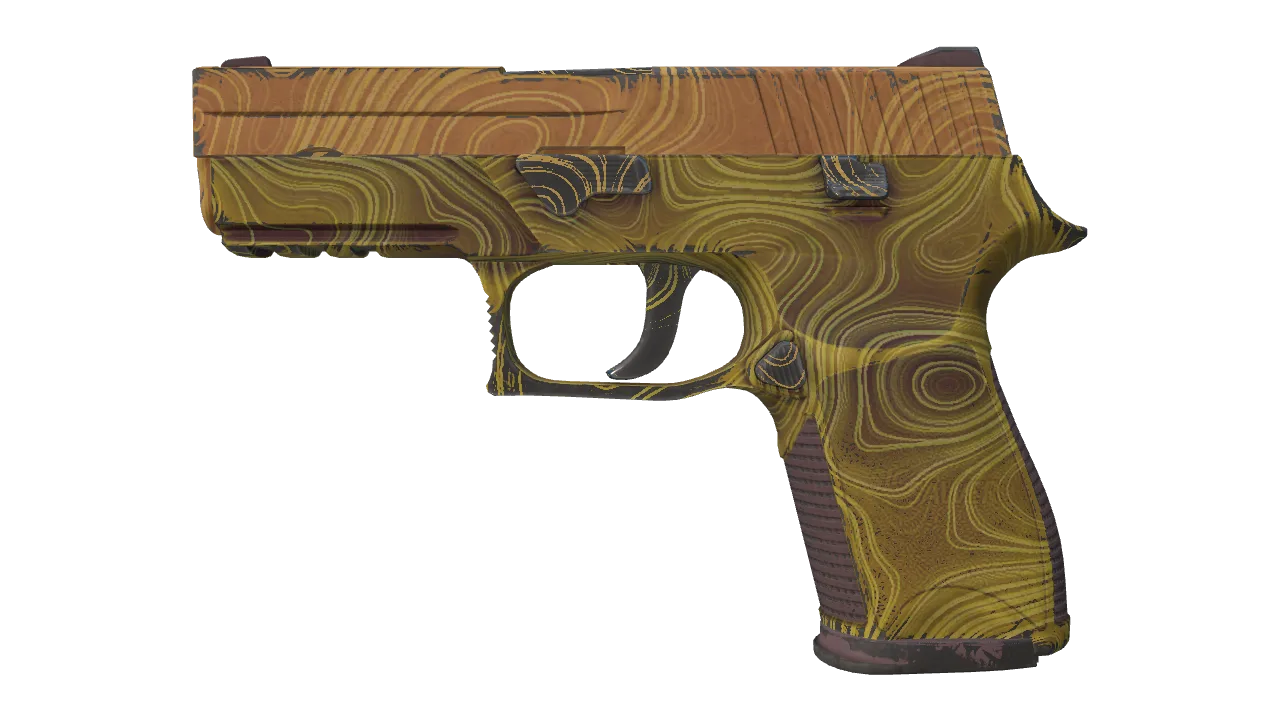 Souvenir P250 | Sedimentary (Field-Tested) — Dust II light, front