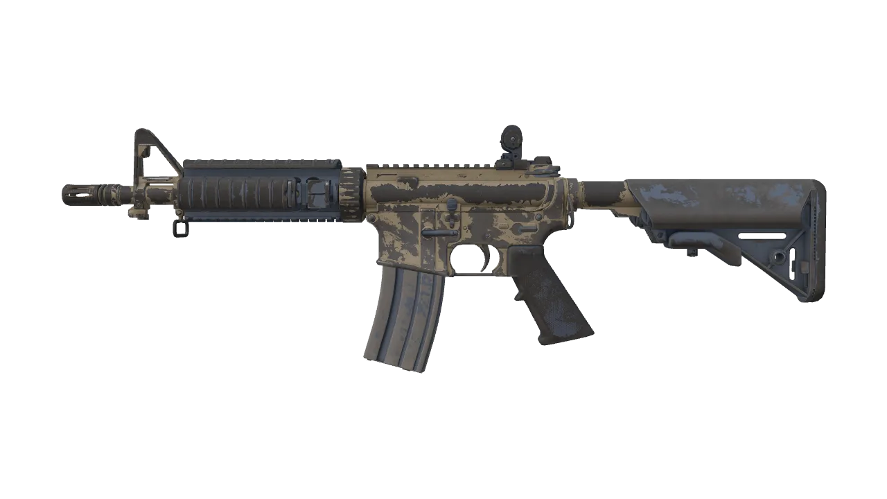M4A4 | Tornado (Battle-Scarred) — Dust II light, front