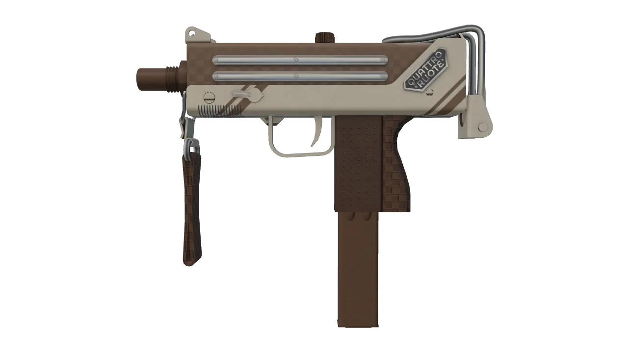 MAC-10 | Calf Skin (Factory New) — Dust II light, front
