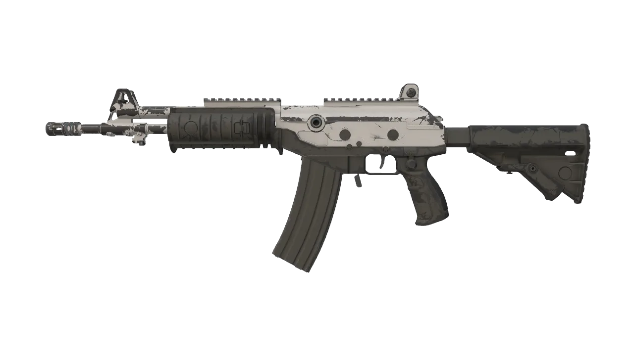 Galil AR | Tuxedo (Well-Worn) — Dust II light, front