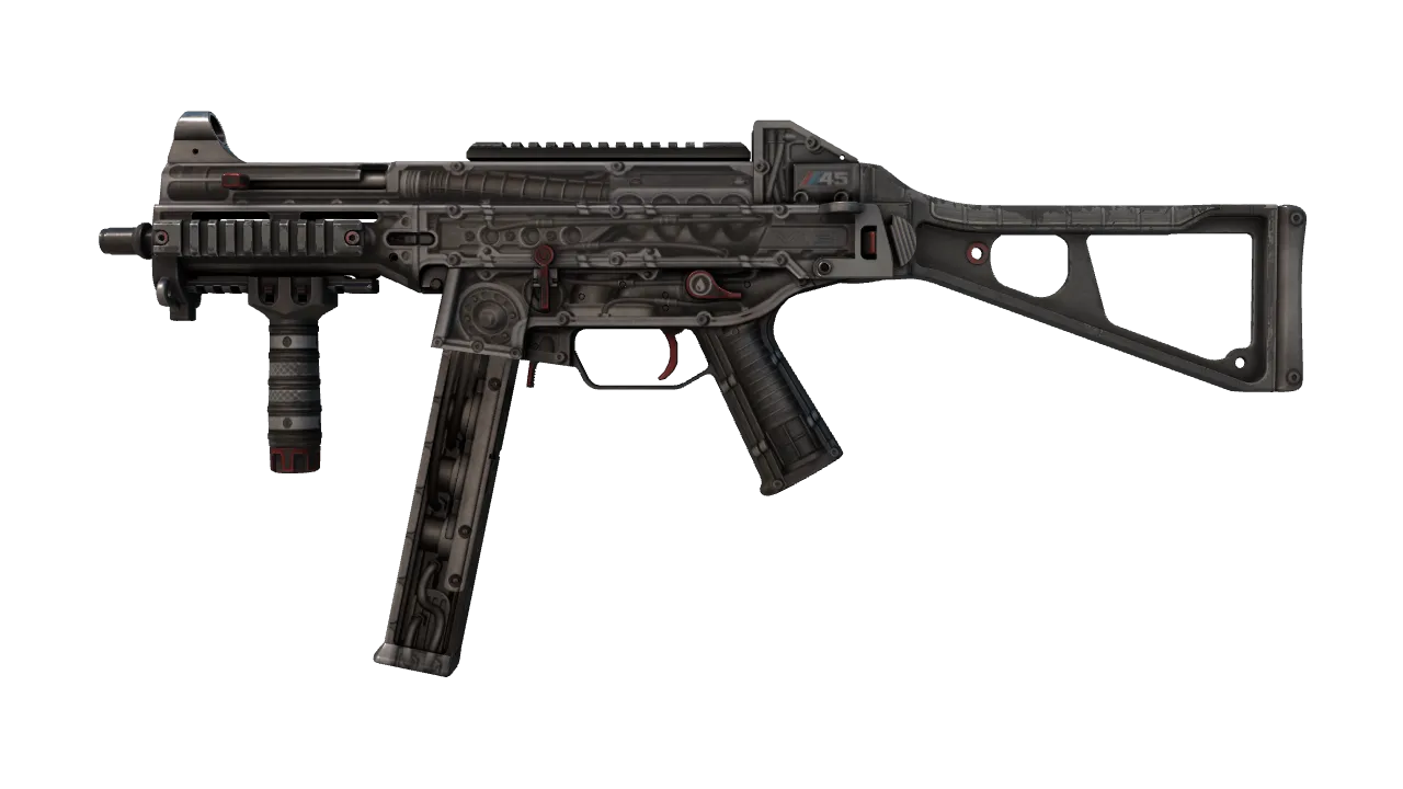 StatTrak™ UMP-45 | Motorized (Field-Tested) — Dust II light, front