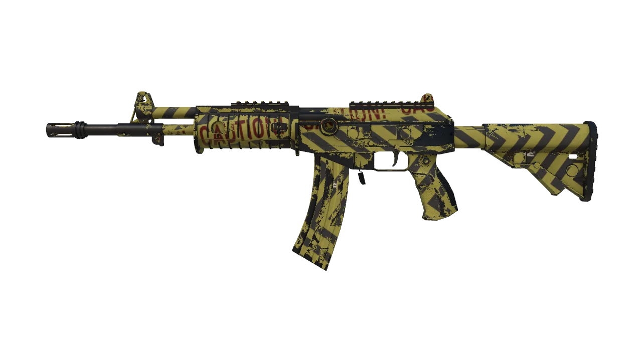 Galil AR | CAUTION! (Well-Worn) — Dust II light, front
