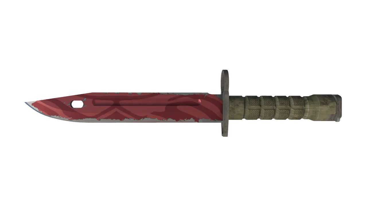 StatTrak™ ★ Bayonet | Slaughter (Field-Tested) — Dust II light, front