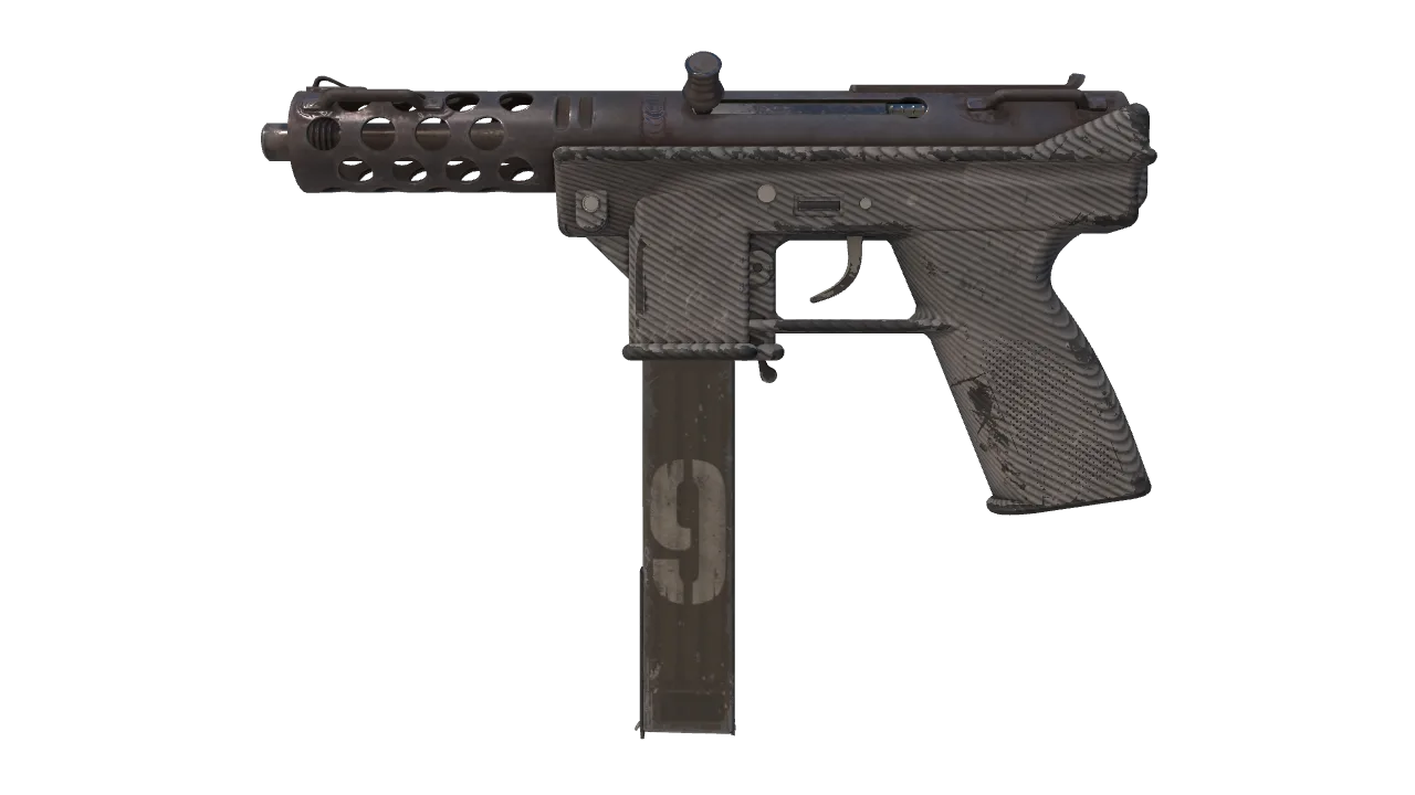 Souvenir Tec-9 | Slag (Field-Tested) — Dust II light, front