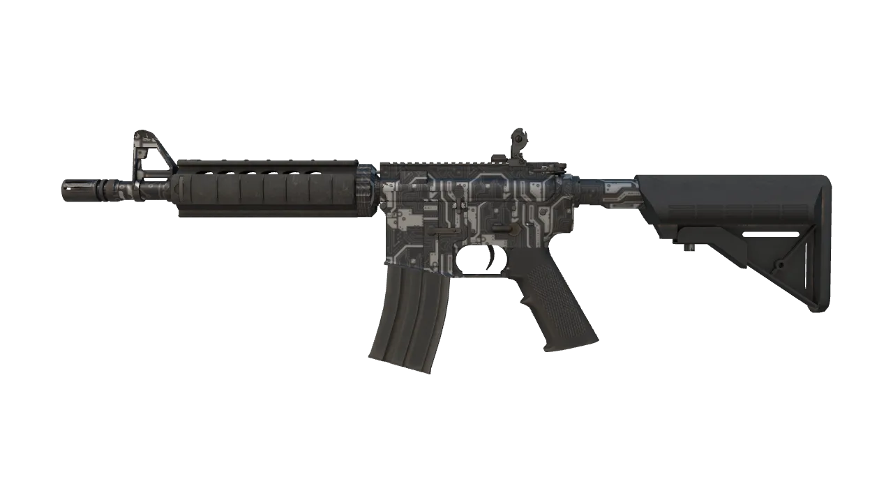 M4A4 | Mainframe (Factory New) — Dust II light, front