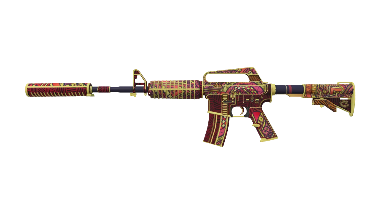 M4A1-S | Chantico's Fire (Factory New) — Dust II light, front