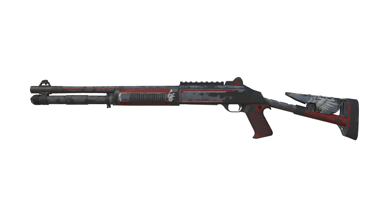 StatTrak™ XM1014 | Heaven Guard (Battle-Scarred) — Dust II light, front