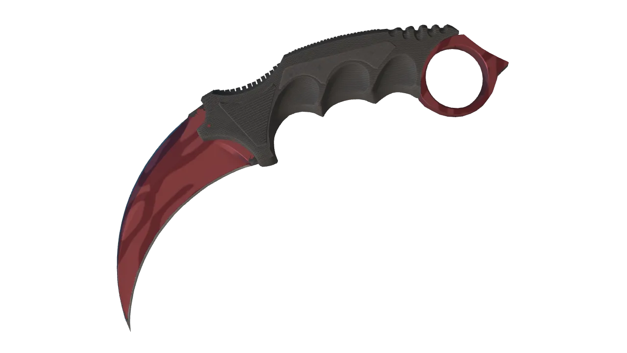 Karambit | Slaughter seed #693, front
