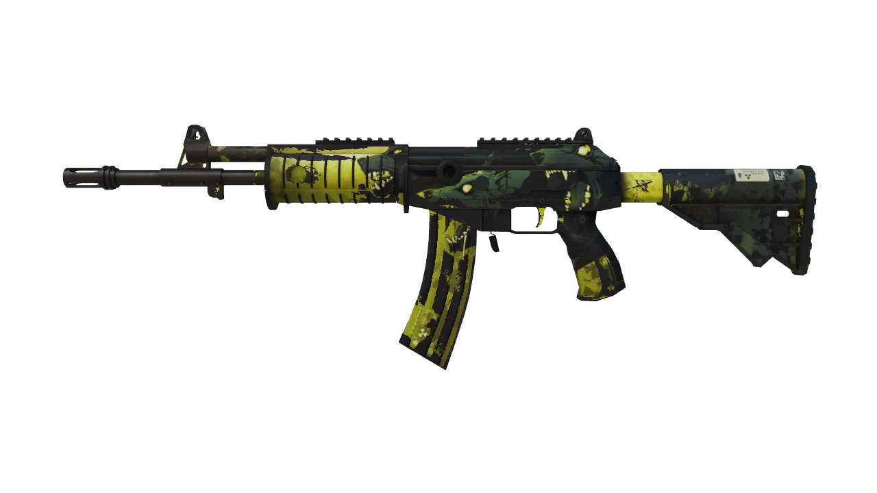 Souvenir Galil AR | Cerberus (Battle-Scarred) — Dust II light, front