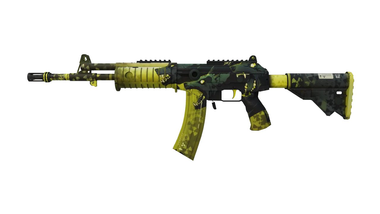 Galil AR | Cerberus (Minimal Wear) — Dust II light, front