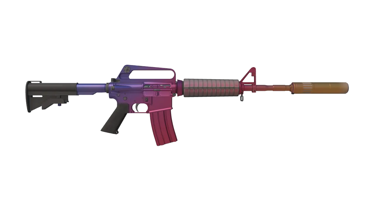 M4A1-S | Fade seed #584, back
