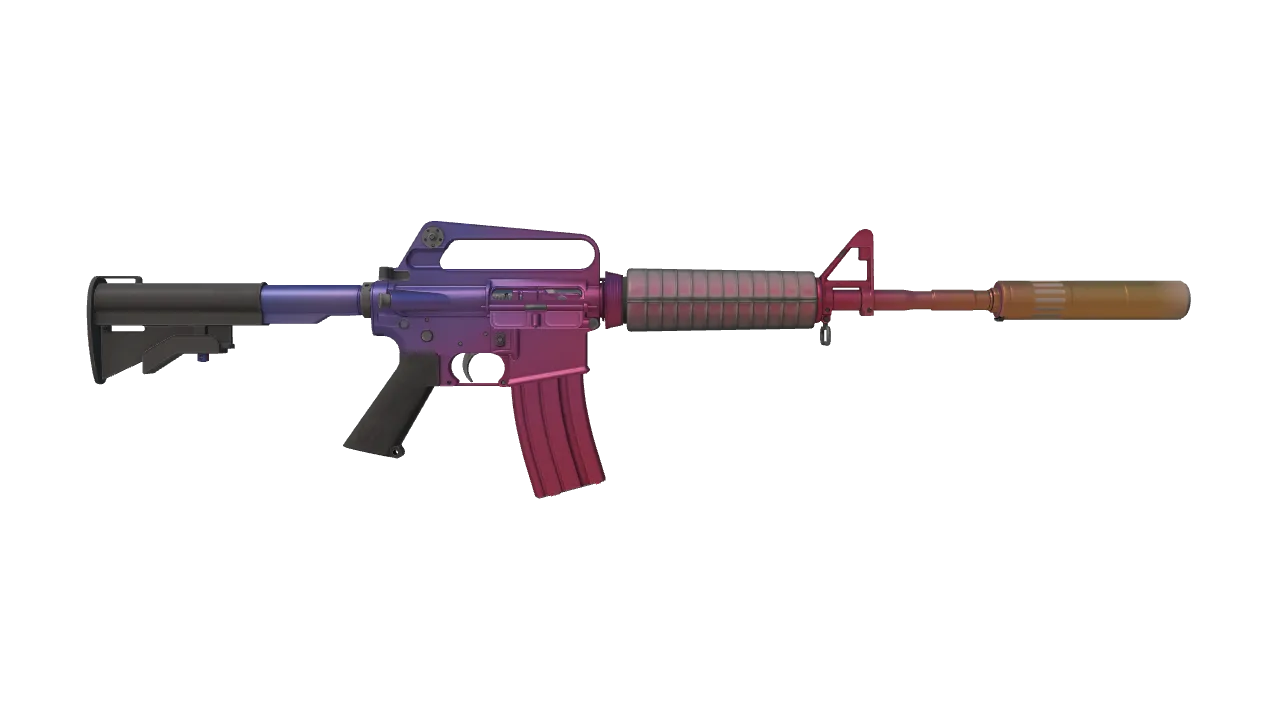 M4A1-S | Fade seed #786, back