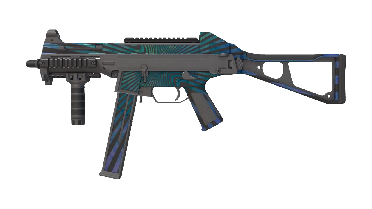 UMP-45 | Continuum (Factory New) — Dust II light, front