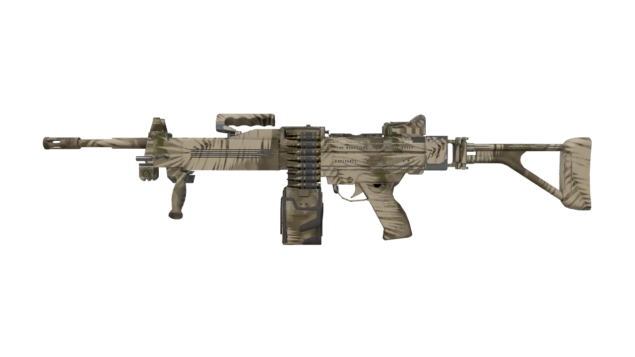 Souvenir Negev | Palm (Minimal Wear) — Dust II light, front