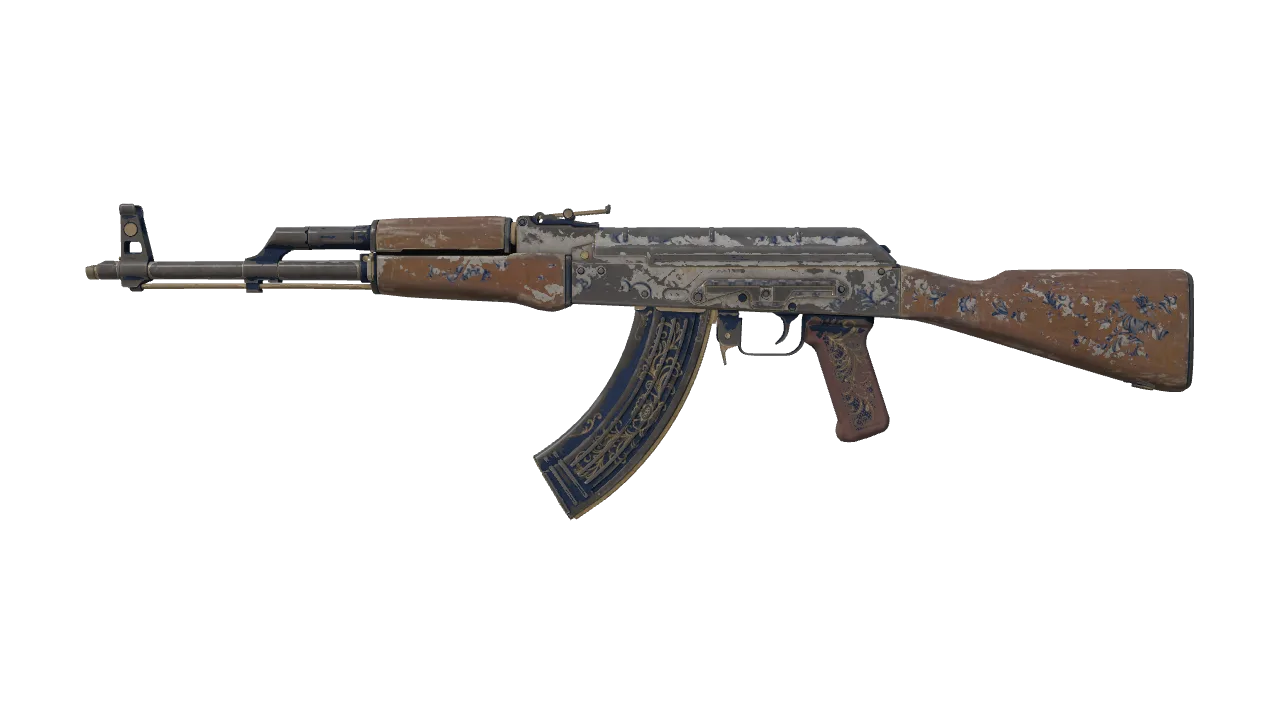 StatTrak™ AK-47 | Inheritance (Battle-Scarred) — Dust II light, front