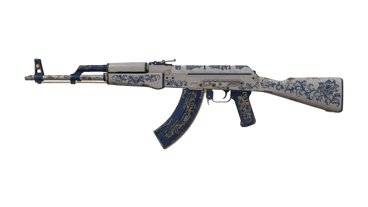AK-47 | Inheritance (Field-Tested) — Dust II light, front