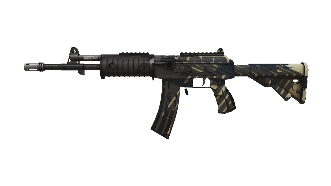 Galil AR | Destroyer (Battle-Scarred) — Dust II light, front