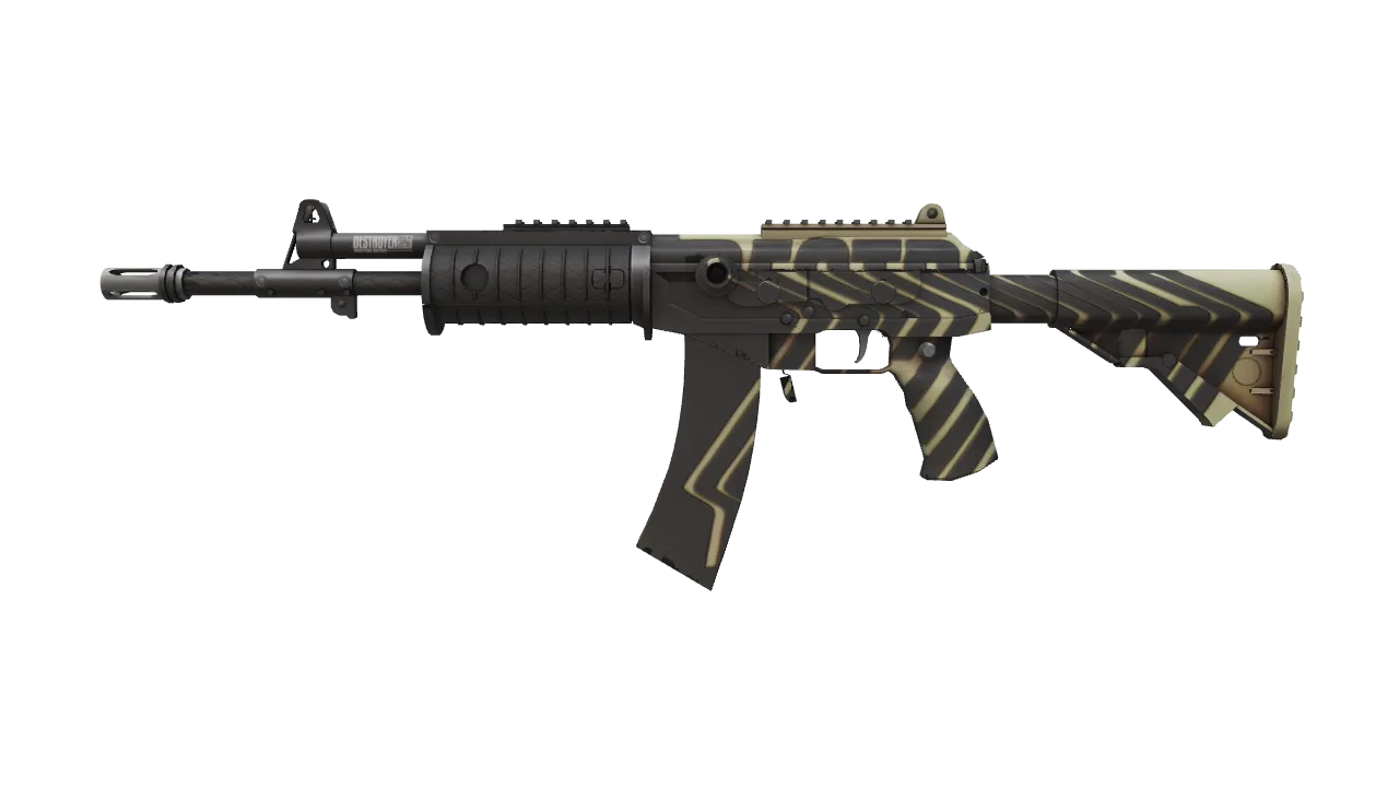 Galil AR | Destroyer (Minimal Wear) — Dust II light, front