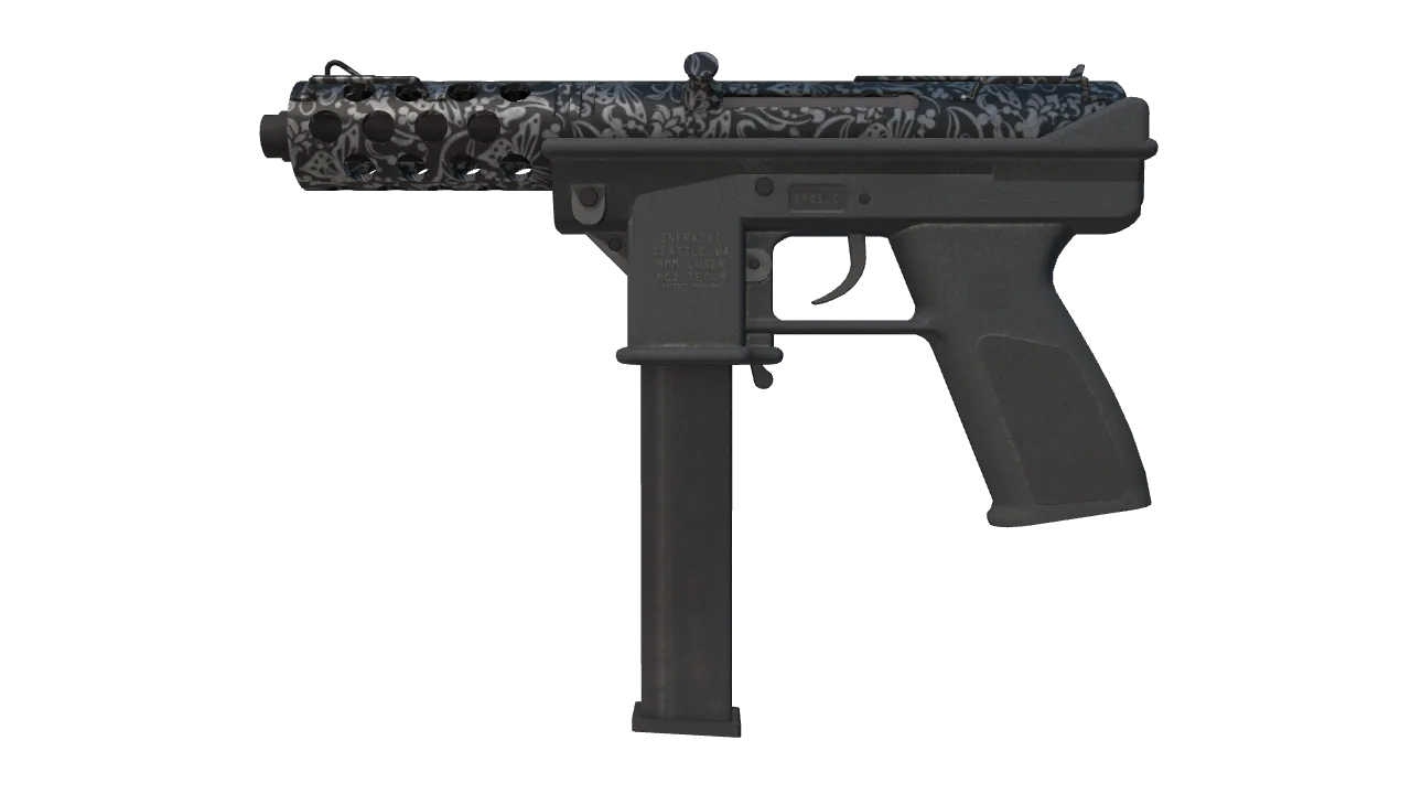 Tec-9 | Cut Out (Factory New) — Dust II light, front
