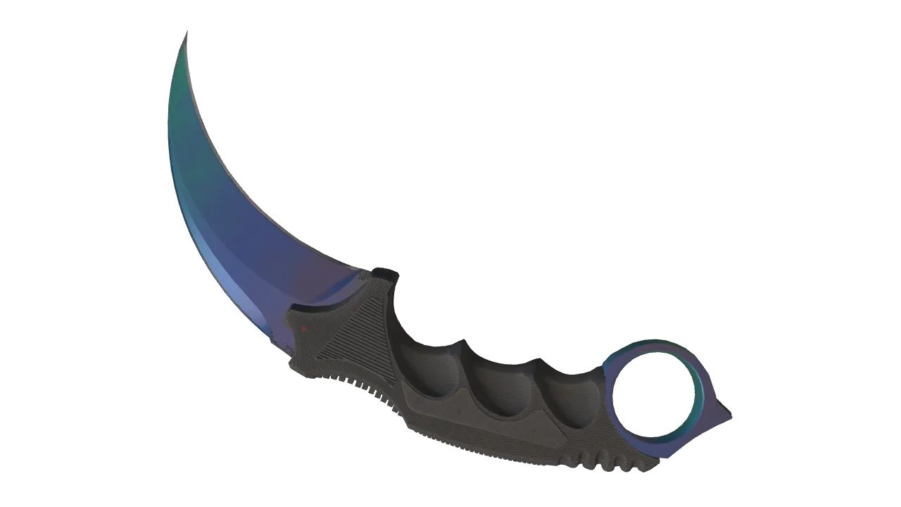Karambit | Gamma Doppler (Phase 1) seed #982, back