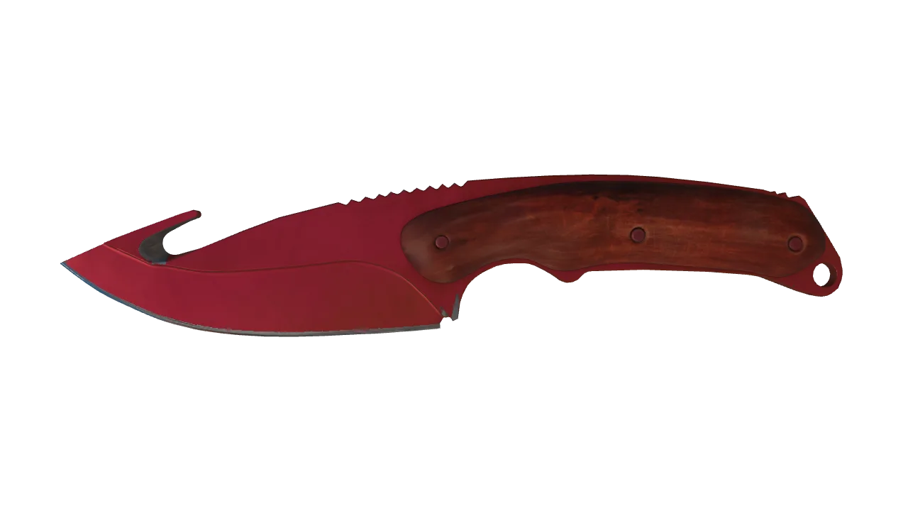 Gut Knife | Doppler (Ruby) seed #183, front