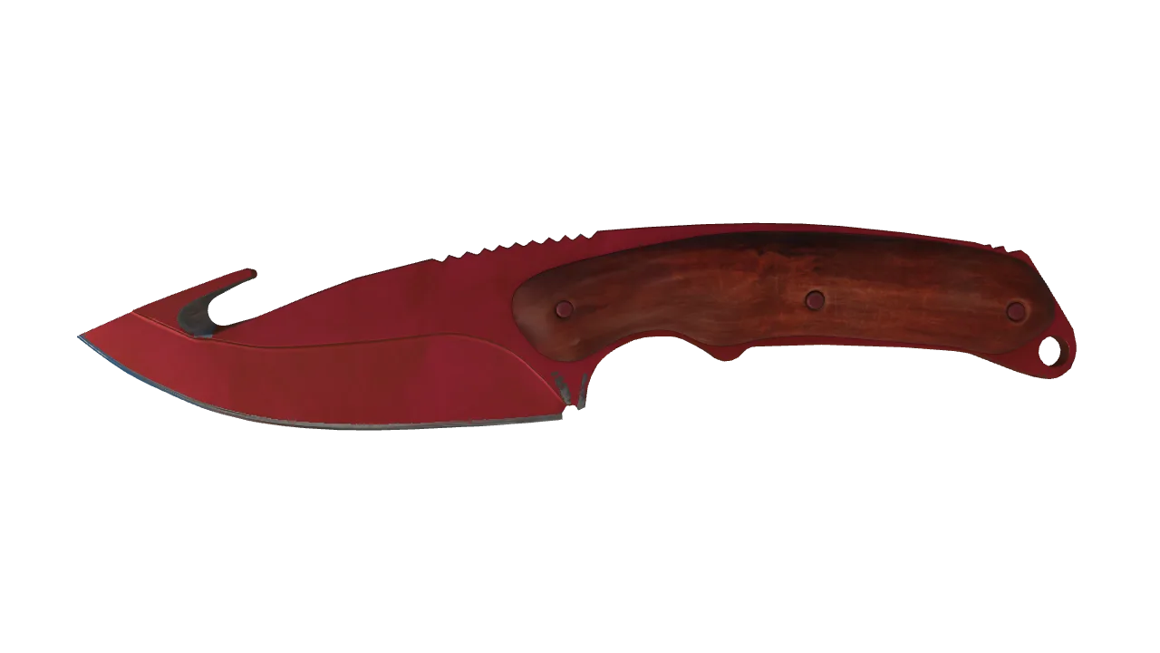 Gut Knife | Doppler (Ruby) seed #262, front