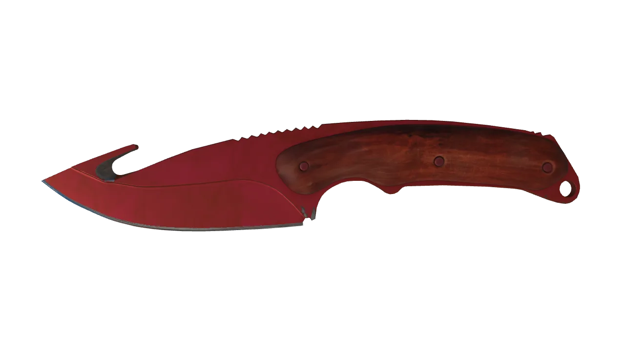 Gut Knife | Doppler (Ruby) seed #311, front