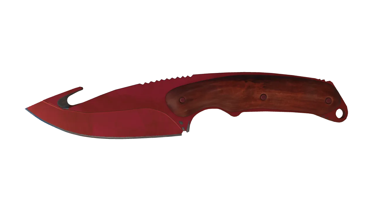 Gut Knife | Doppler (Ruby) seed #385, front