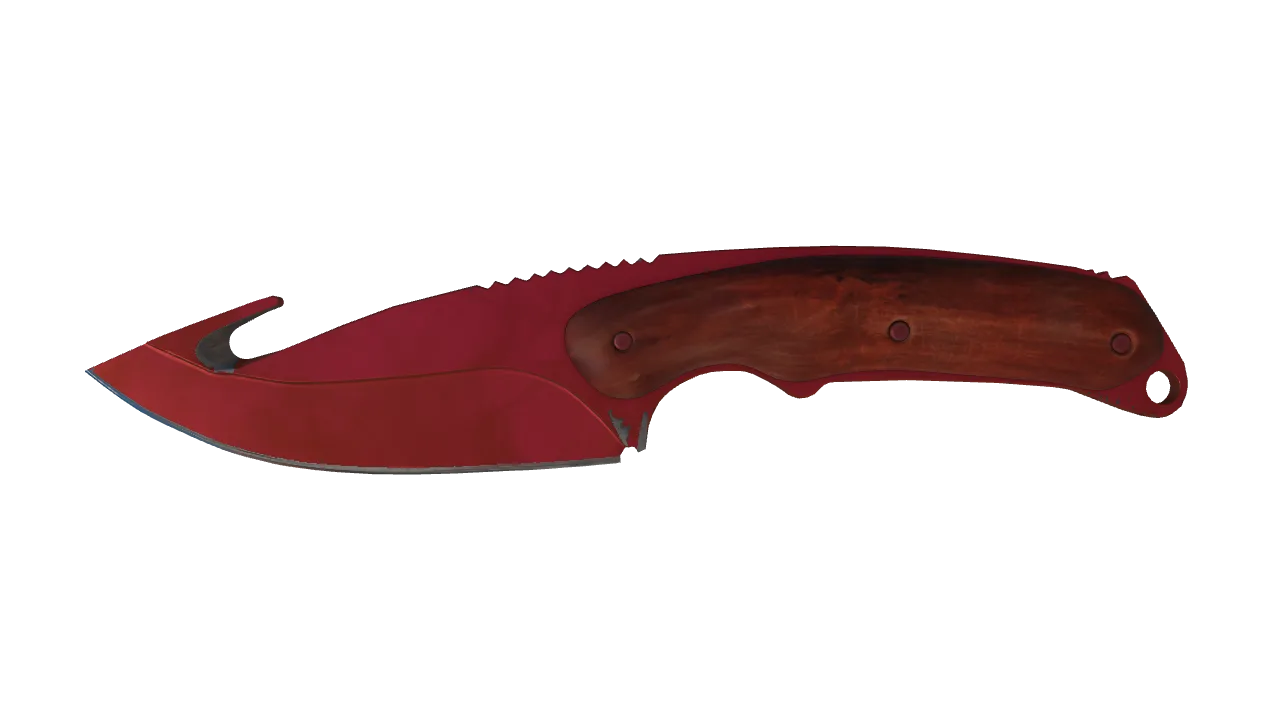 Gut Knife | Doppler (Ruby) seed #387, front
