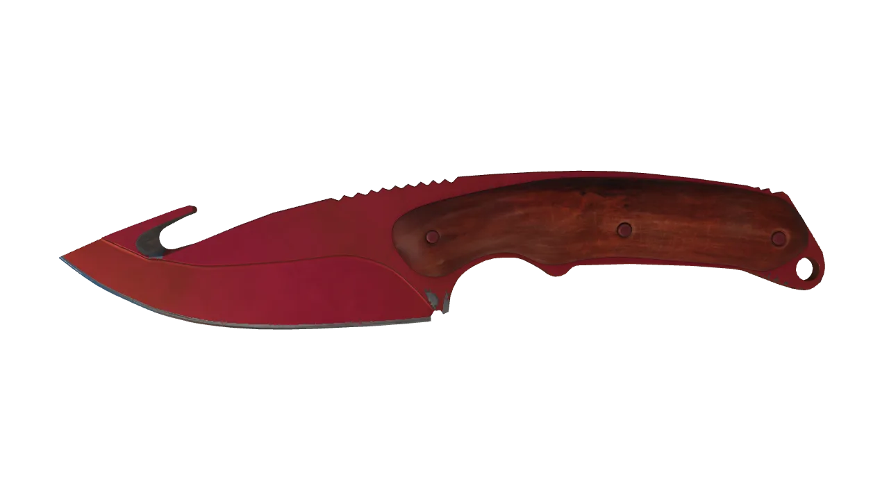 Gut Knife | Doppler (Ruby) seed #544, front