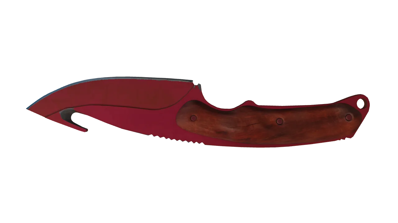 Gut Knife | Doppler (Ruby) seed #547, back