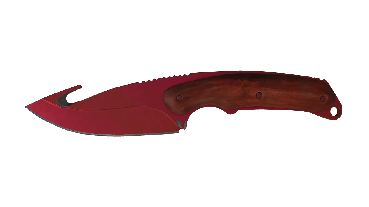 Gut Knife | Doppler (Ruby) seed #564, front