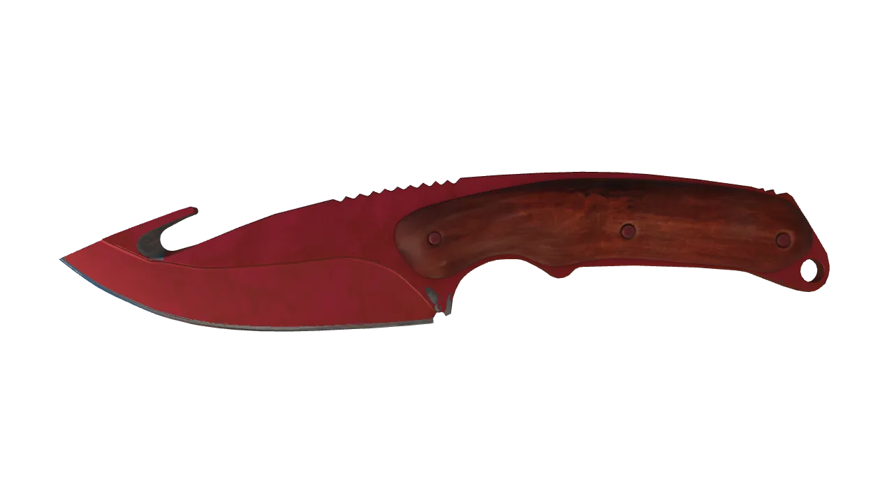 Gut Knife | Doppler (Ruby) seed #570, front