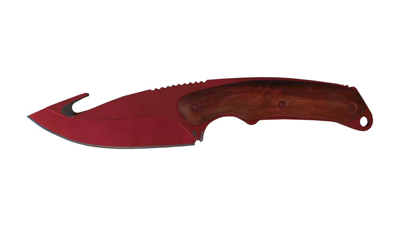 Gut Knife | Doppler (Ruby) seed #588, front