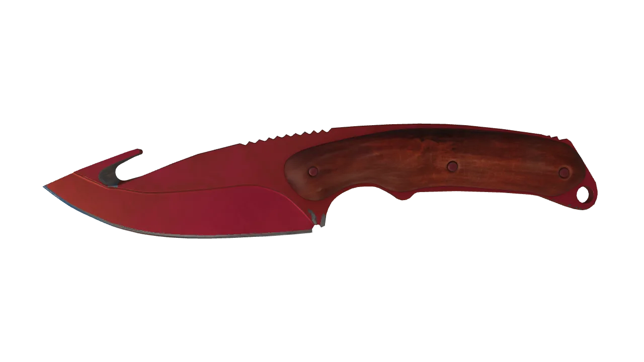 Gut Knife | Doppler (Ruby) seed #641, front