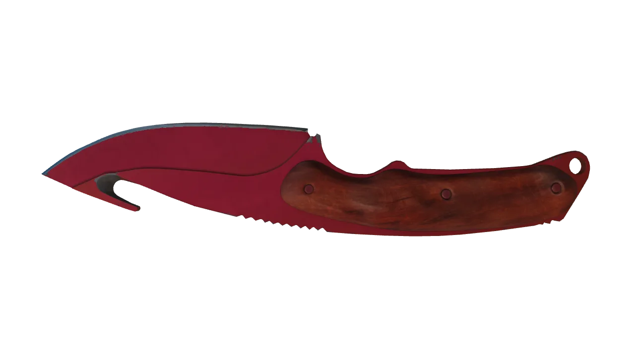 Gut Knife | Doppler (Ruby) seed #746, back