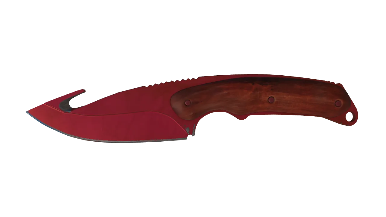 Gut Knife | Doppler (Ruby) seed #774, front