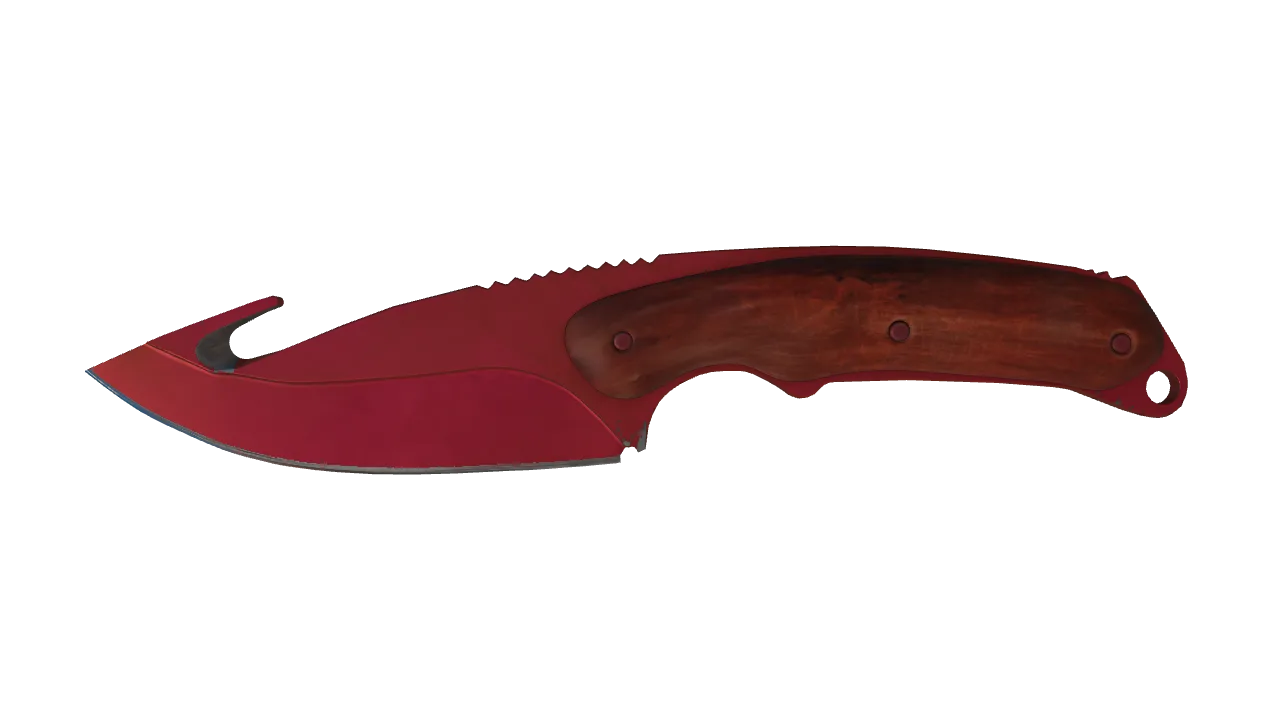 Gut Knife | Doppler (Ruby) seed #841, front