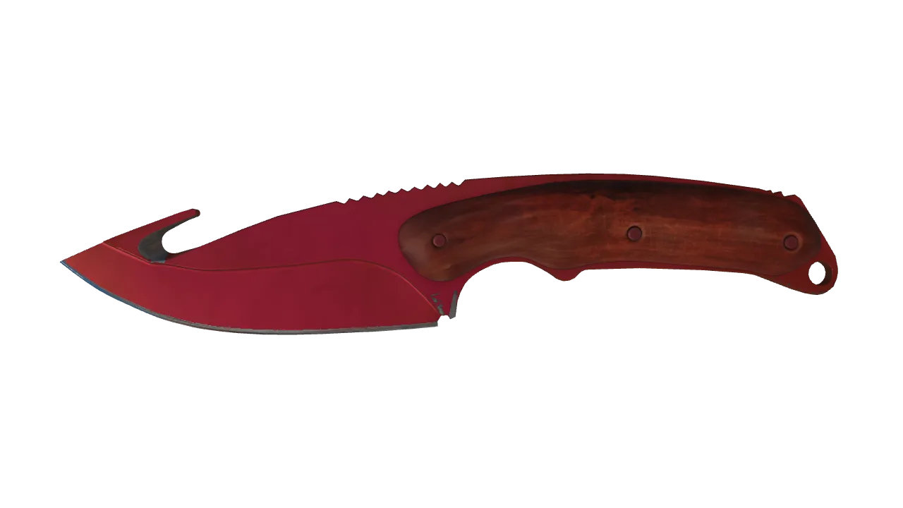 Gut Knife | Doppler (Ruby) seed #919, front