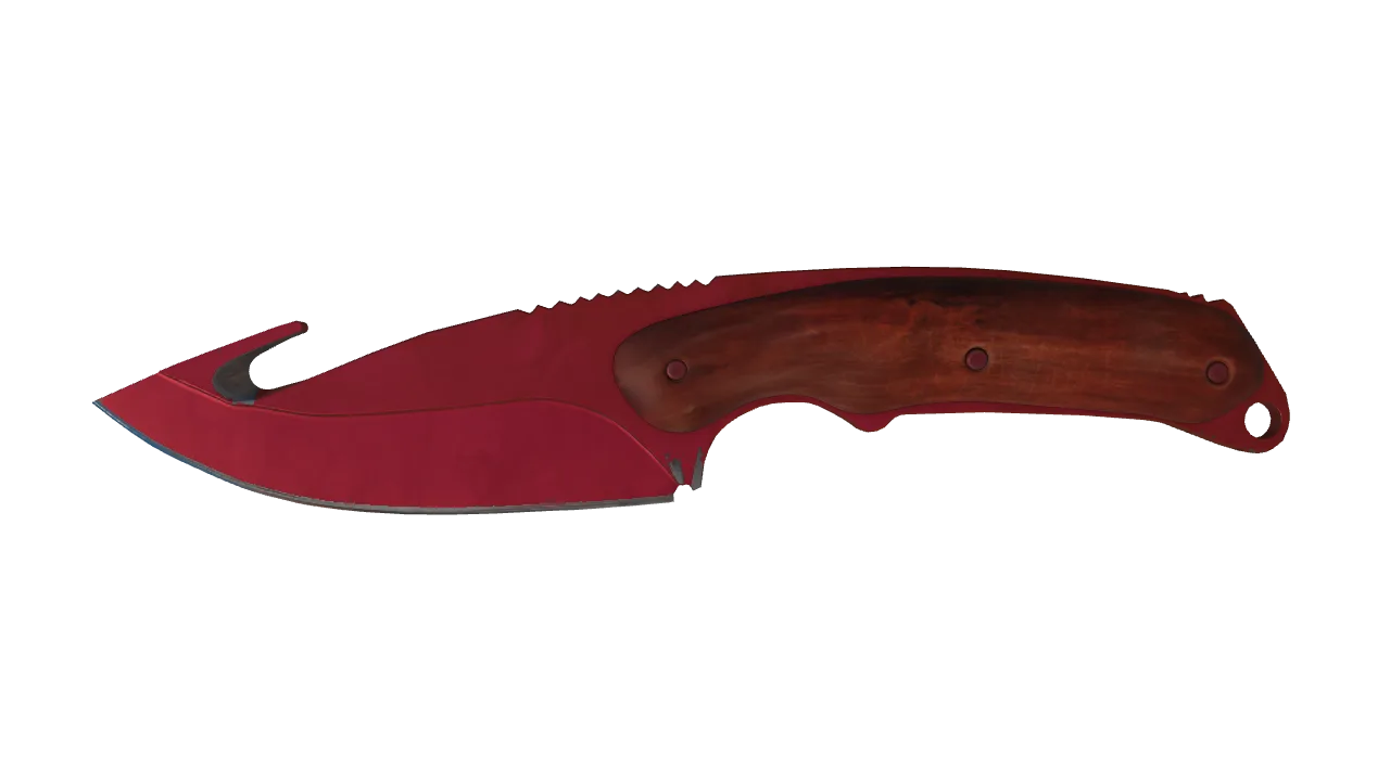 Gut Knife | Doppler (Ruby) seed #921, front