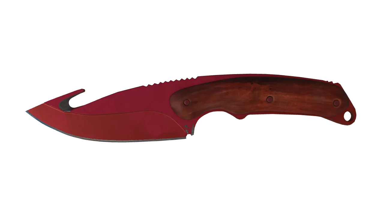 Gut Knife | Doppler (Ruby) seed #931, front