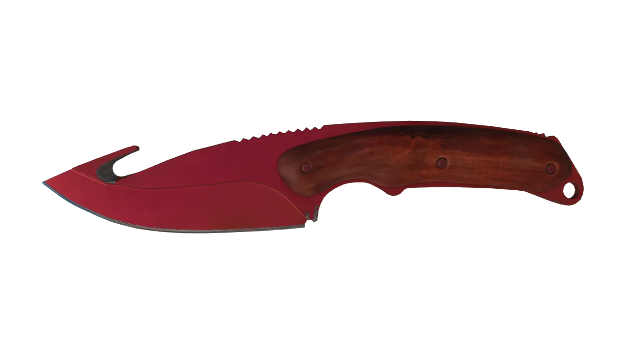 Gut Knife | Doppler (Ruby) seed #972, front