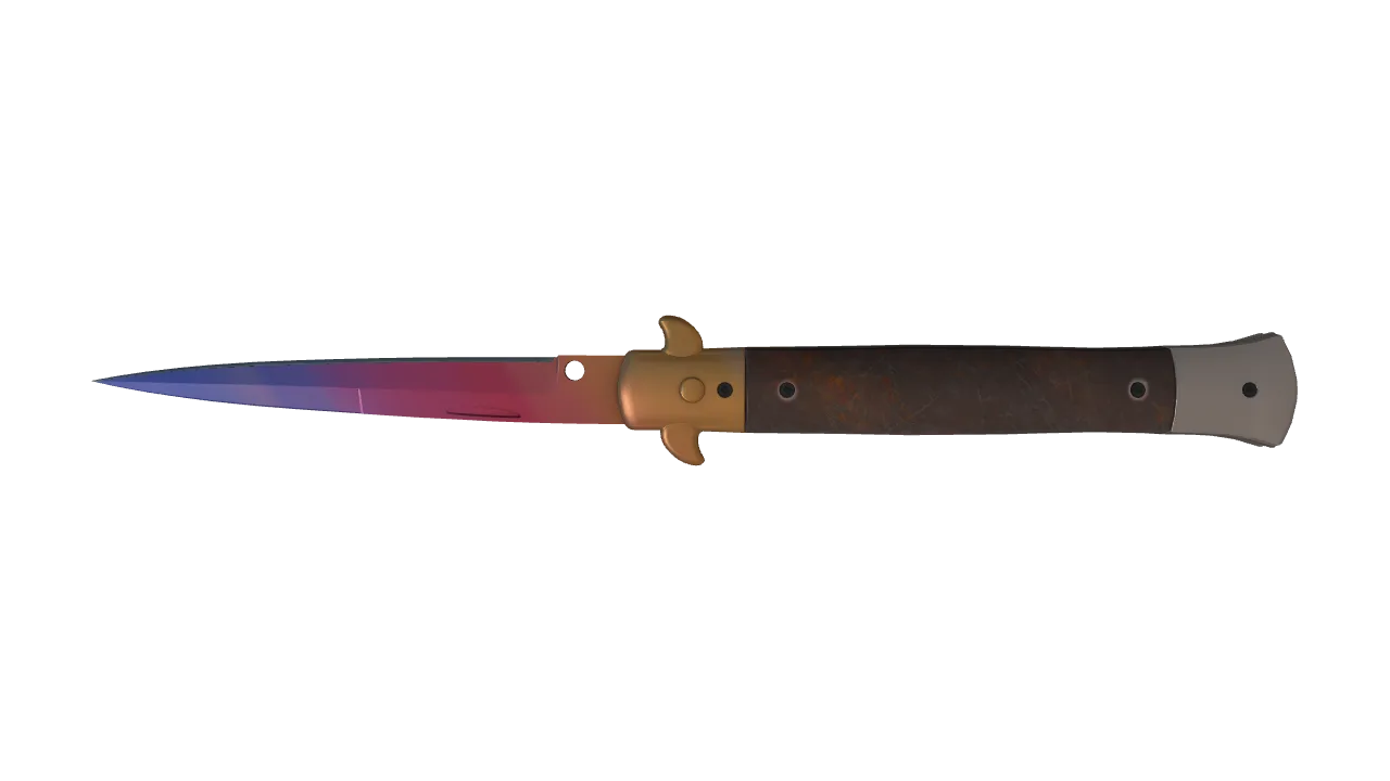Stiletto Knife | Fade seed #571, back