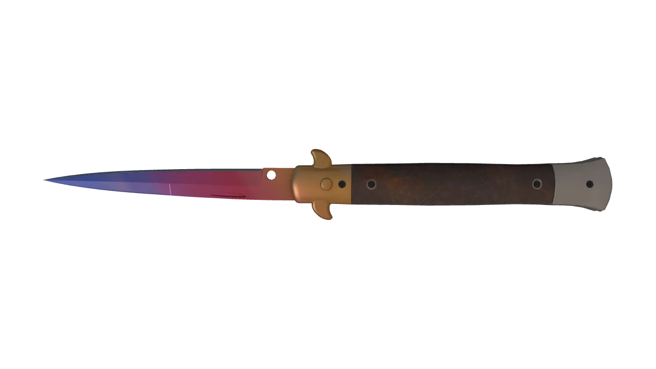 Stiletto Knife | Fade seed #577, back