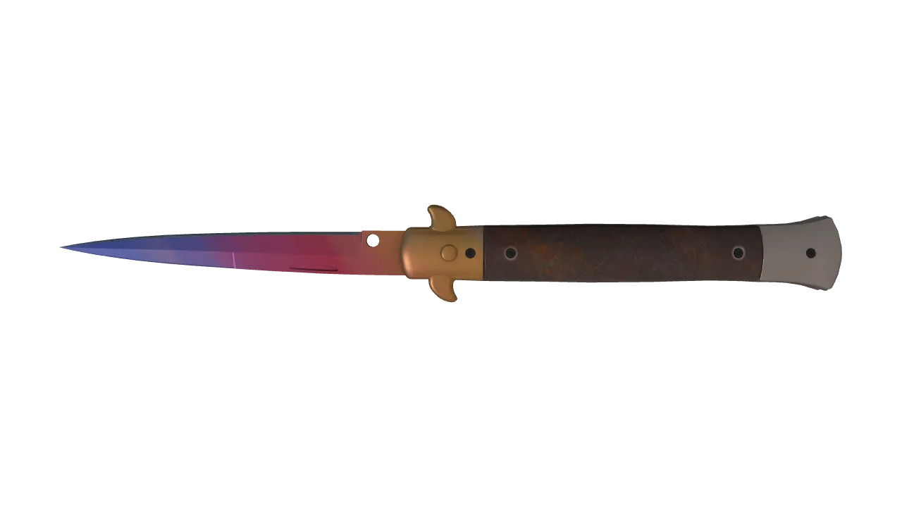 Stiletto Knife | Fade seed #800, back