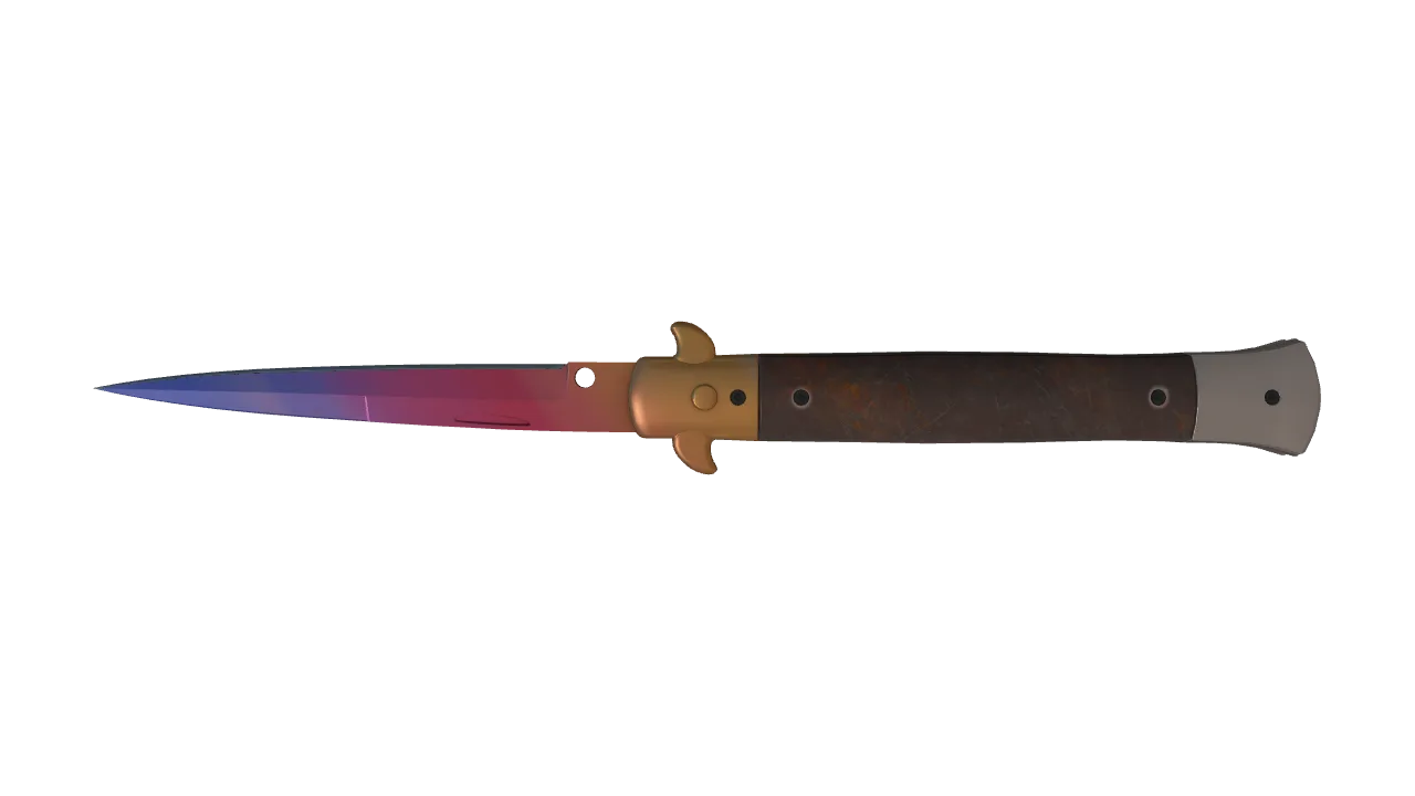 Stiletto Knife | Fade seed #897, back