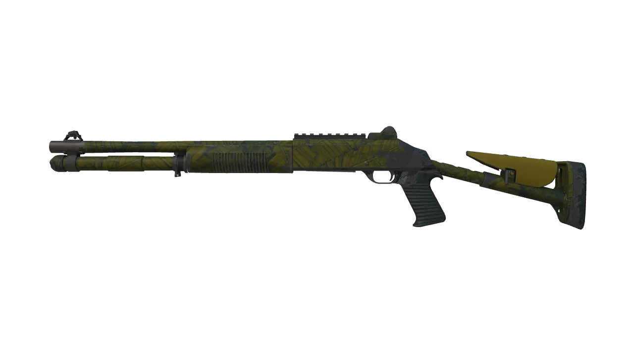 XM1014 | Banana Leaf (Field-Tested) — Dust II light, front