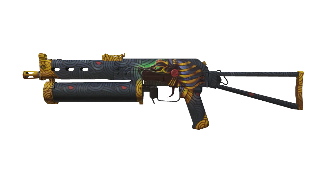 PP-Bizon | Judgement of Anubis (Factory New) — Dust II light, front